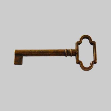 Chiave per mobili '7010' 31x67 mm - patinato antico GIUSTI