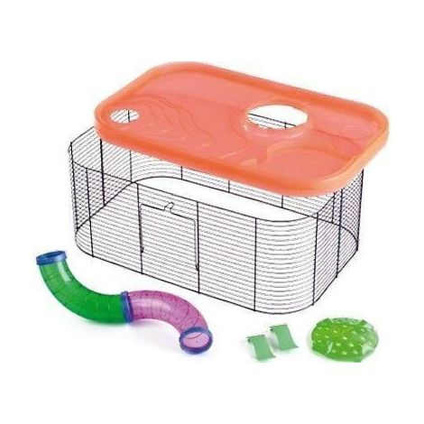 Imac Kit Fantasy Gabbia per Roditore Verde con Casa Inclusa
