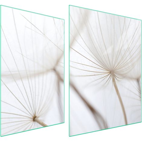 PIASTRA PROTETTIVA IN VETRO PER STUFA 70x52 FLOWER (1/5)
