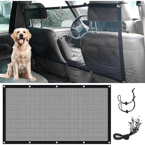Adjustable Car Boot Divider Grille with Rope and Hooks Rear Seat Barrier Car Interior Accessories (115x62cm) (1/5)