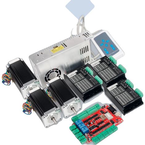 Kit di controllo CNC, motori passo-passo Nema23, driver per motori FMD2740C, kit a 3 assi (1/2)