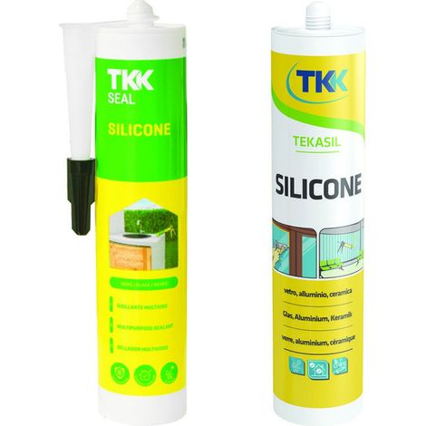 Silicone Acetico Tekasil Universal  - ml.280 grigio - 6 pz