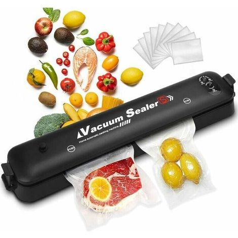Machine de mise sous vide pour aliments humides et secs, double usage, livrée avec un cadeau gratuit. adaptés aux aliments viande (1/5)