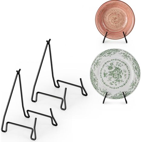 Lot de 2 Support Assiette, 7,5 Pouces Support Assiette Decorative (1/5)