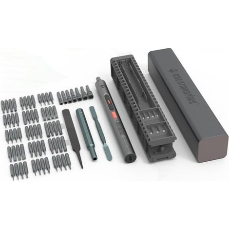 Tournevis électrique réglable à 3 vitesses, haute précision, magnétique, éclairage LED, adapté à tous types de produits électroniques (1/5)