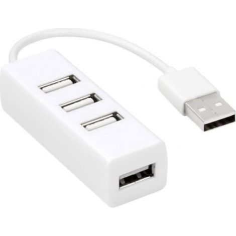 Hub USB 2.0 4 ports - Blanc (1/3)