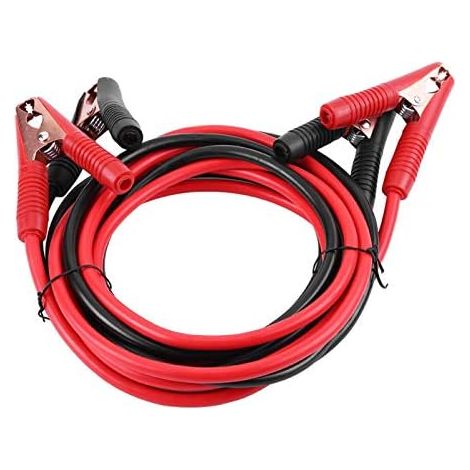 Cable De Demarrage Voiture, 4m 2200a Jeu De Câbles De Démarrage Pour Convient Aux Véhicules Dont La Cylindrée Est Inférieure à 3,0 (1/5)