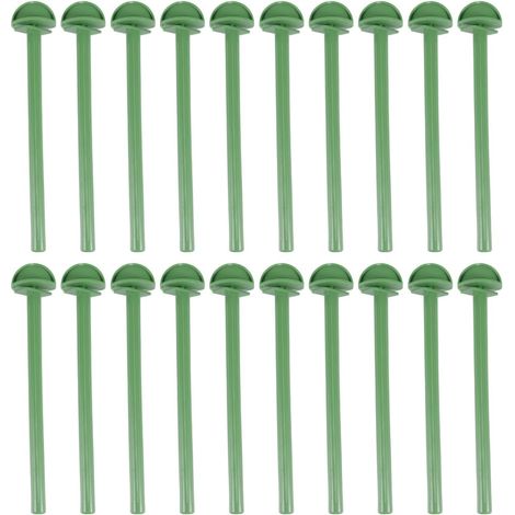 Lot de 20 perchoirs en plastique pour perroquet - 16 cm - Accessoires pour cage à oiseaux - Aire de jeux - Exercice d'équilibre (1/5)