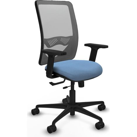 Chaise de bureau piqueras y crespo Zulema noir accoudoirs ajustables (1/2)