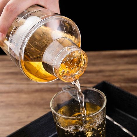 Cocktailshaker, Getränkemixer, Mix- und Schüttelwerkzeug, Barzubehör mit Waage (1/5)