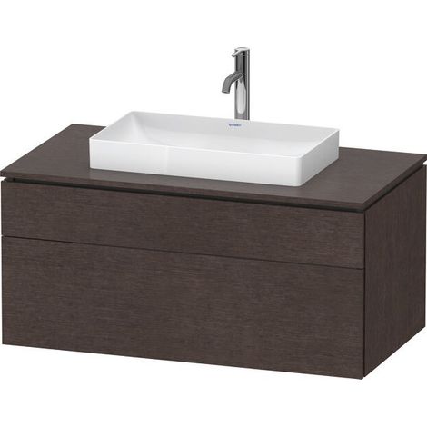 Duravit L-Cube Meuble sous-lavabo en console suspendu, avec plan