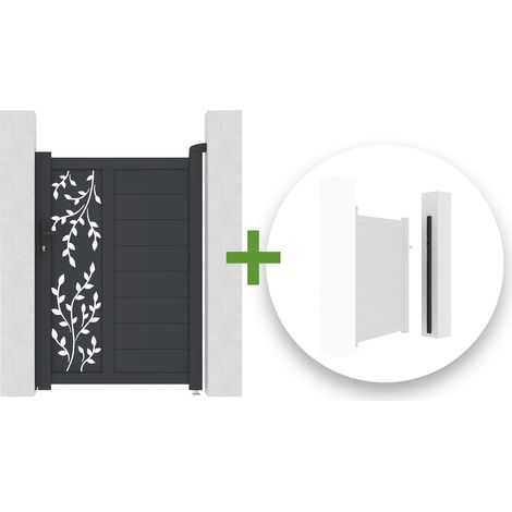1 m FOLYA-Tor, Höhe 140 cm + Öffnungsumkehr-Set