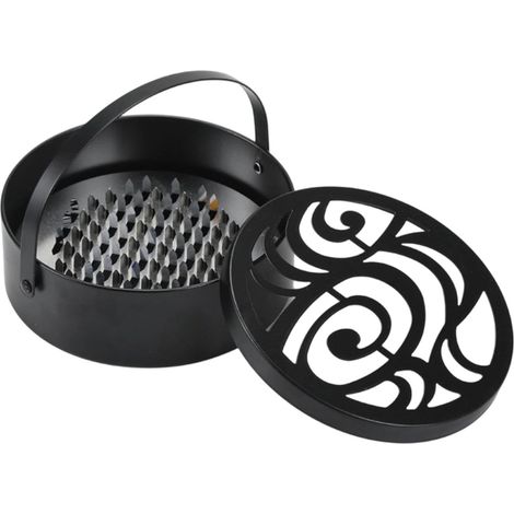 Support à Encens avec Couvercle Poigné Cendrier Portable Plat à Encens en pour Camping Pour Jardin Terrasse Pelouse Arrière-Cour Camping Pique-Nique Maison Chambre Salon (1/5)
