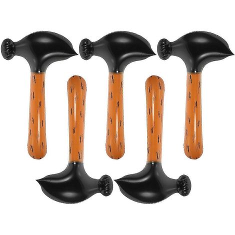 Lot de 5 marteaux gonflables décoratifs pour fête à la piscine, jouet amusant pour enfants (1/5)