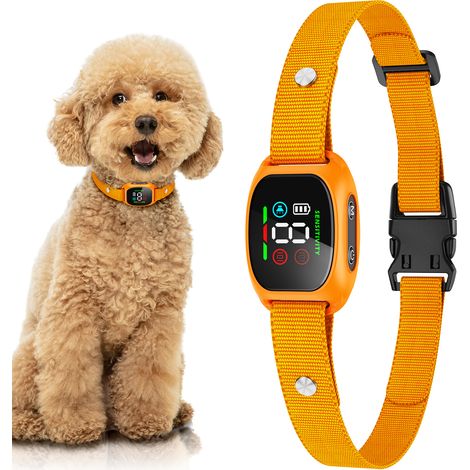 Collier Anti-aboiement Chien 2-8kg Sans Décharge Électrique, Modes Son/Vibration, Étanche IP67, Rechargeable USB, Vert (1/5)