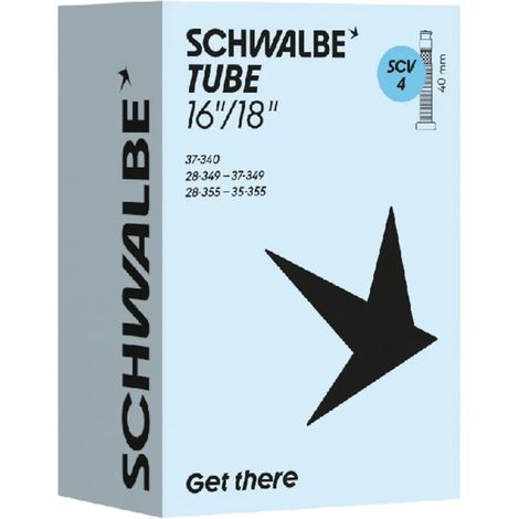 Schwalbe Fahrradschlauch SCV 4 16" Clik Valve 40mm ETRTO 47/62-305