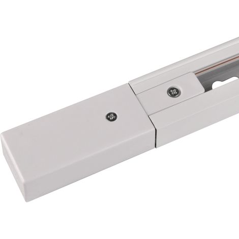 Binario monofase bianco 2 m in alluminio Polux 321800 (1/5)