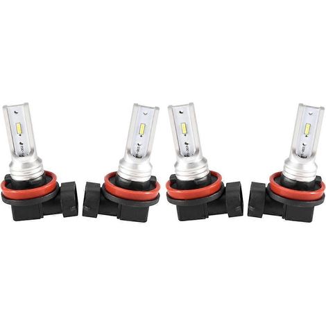Lot de 4 ampoules LED antibrouillard H8 H11 H16, LED haute puissance H16 CSP-Y11, blanc froid 6500K (1/5)