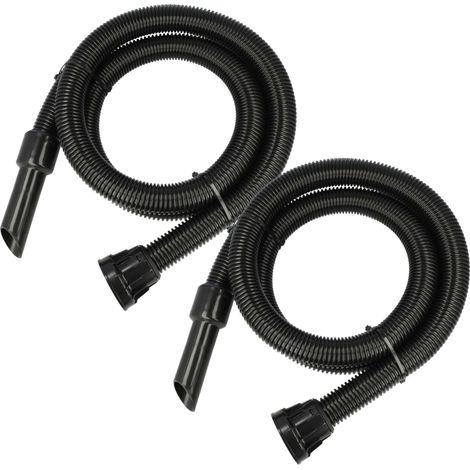 vhbw 2x Ersatz Schlauch kompatibel mit Numatic WVD900-2, WVD570-2 J, WVD900 2 Staubsauger - 2,7 m, 32mm Rundanschluss