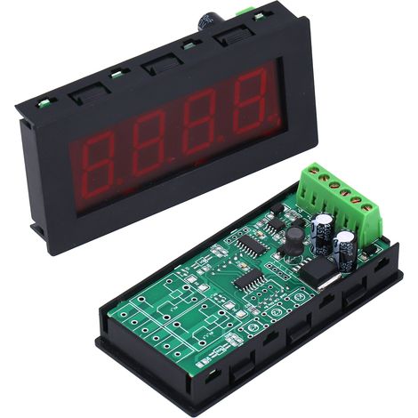 Affichage numérique LED 4 digits pour PLC, compatible RS485 MODBUS RTU, tension DC 5-36V (1/5)