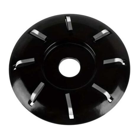 Disque à bois, racloir à six dents, ponceuse à disque pour le bois, meule à disque pour le travail du bois, outil de scie et de fraisage électrique à 8 dents, diamètre intérieur 16 mm (1/4)
