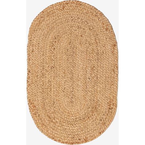 Sklum – Paillasson en jute naturel 73x46,5 cm – Tressé à la main – Écologique et durable – Pour entrée intérieure et extérieure