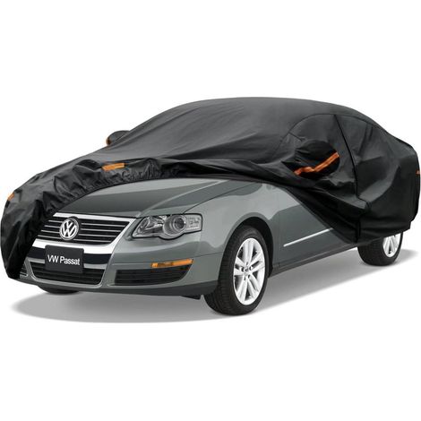 Autoplane Wasserdicht für VW Passat Limousine (2005-2025) 7-Schicht Vollgarage Staubschutz mit Reflektoren (1/5)