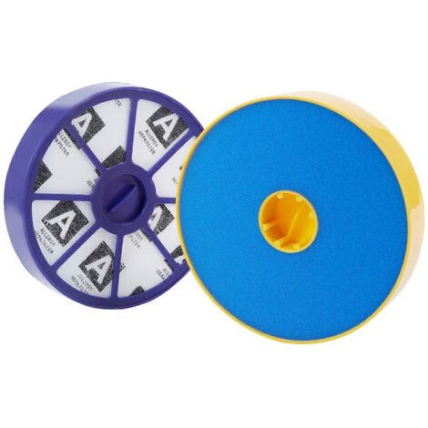NALOOKAMIC Kit de filtres HEPA avant et arrière pour Dyson DC05, DC08, DC15, DC19, DC20 et DC21 (préfiltre et filtre arrière, supérieur et inférieur).