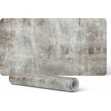 Alfombrilla de escritorio moderna para teletrabajo con textura de pared natural, 120x60 cm.