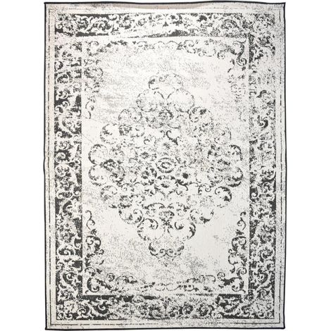 Tapis extérieur, kilim reversible LYN2 AP REVERSIBLE 60x110 noir