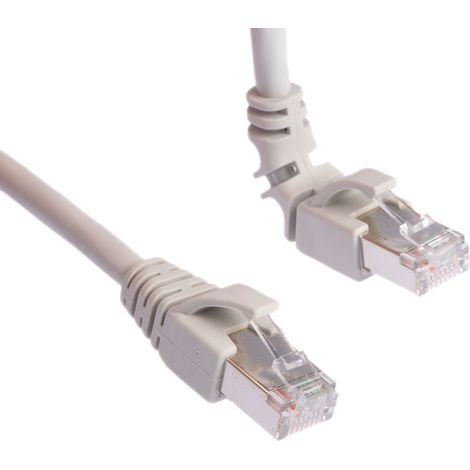 Câble Ethernet catégorie 6 S/FTP Weidmuller, Gris, 2m LSZH Avec connecteur coudé LSZH ( Prix pour 1 )