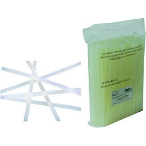 1KG COLLA TERMOFUSIBILE TRASPARENTE MM.200 - mm.200 ø mm.7,2 (1/5)