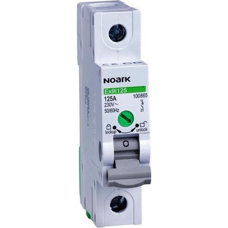 Interruttore Noark ex9i125 1p 63 A 230 400