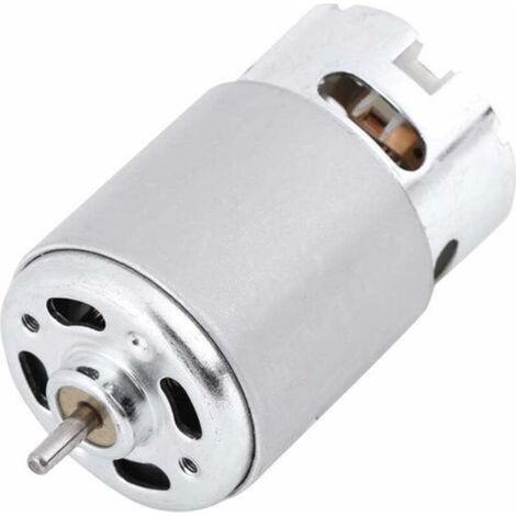 RS-550 Motor - Gleichstrom 12-24V 21000RPM Mikro-Getriebemotor Mikro-Elektrowerkzeug-Gleichstrommotor für verschiedene Akku-Bohrmaschinen