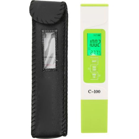 Stylo Testeur d'Eau 5 en 1 Haute Précision - Mesure Température, Salinité, TDS, EC, SG (1/5)