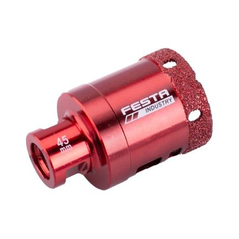 Trépan diamanté pour meuleuse avec filetage M14 - Diamètre 45mm - Série INDUSTRY