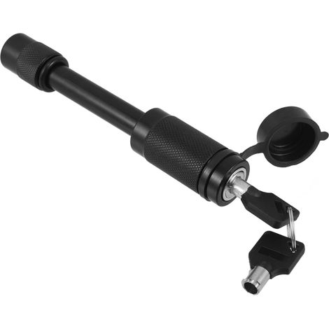 Goupille d'attelage 5/8 pouce en aluminium avec 2 clés, antivol universel pour caravanes, camping-cars et remorques (1/4)