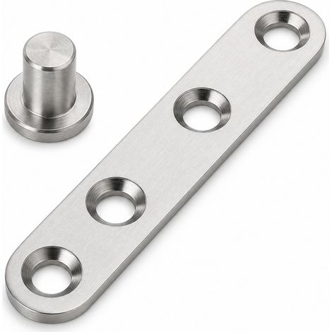 Charnière Pivot Inox Épais pour Porte Battante 76 mm (1/5)