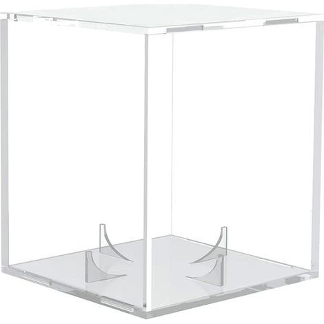Vitrine, runder, transparenter Ständer, stabiler Standfuß, UV-Schutz, für signierte Baseballbälle (1/5)