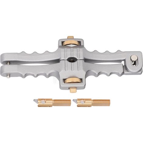 Abisolierzange für Glasfaserkabel, längsführender Aluminiumlegierungsdraht für Kupfer und Messing, 10 bis 25 mm Durchmesser (1/5)