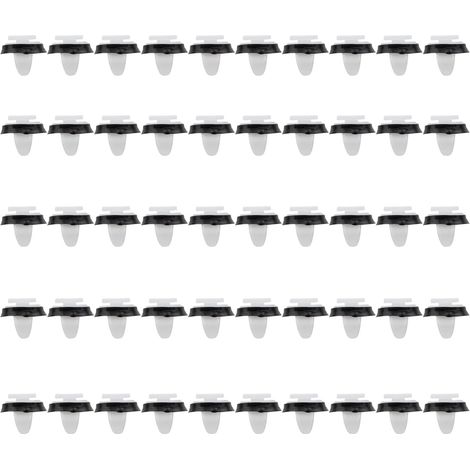 Lot de 100 clips de fixation pour panneau de portière de voiture, bande de pare-chocs pour F-i-a-t Ducato NOV30 856543 71728806 (1/4)