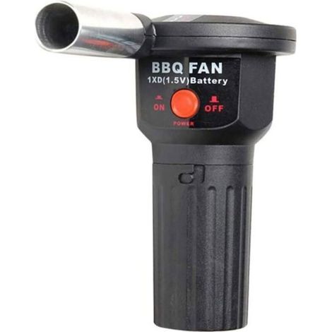 Ventilateur de barbecue - - Souffleur électrique - Portable - Plastique et acier inoxydable - 16,5x8x13,8 cm (1/4)