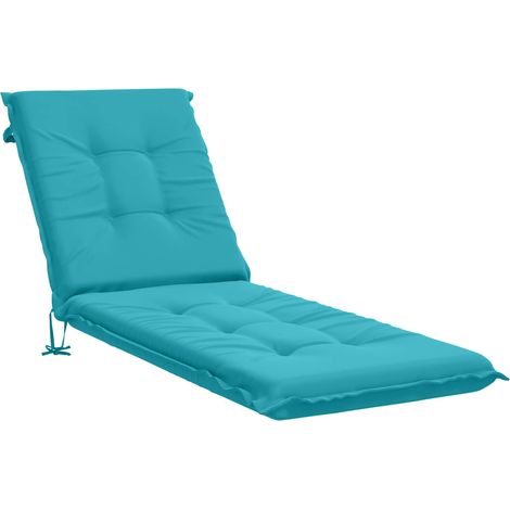Cuscino per Lettino GEMERT 100% Poliestere Turchese vidaXL (1/5)