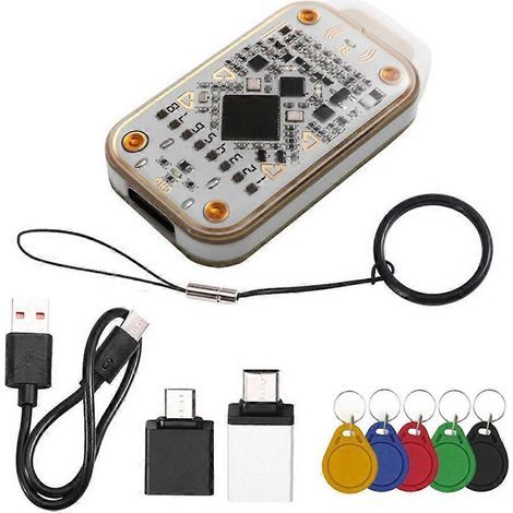 Chameleon V3.0 RFID Smart Chip Emulator Reader + 5XUID Keychain 125K 13.56Mhz ID IC Smart Card Tag Copyer NFC Read Writer (1/5)