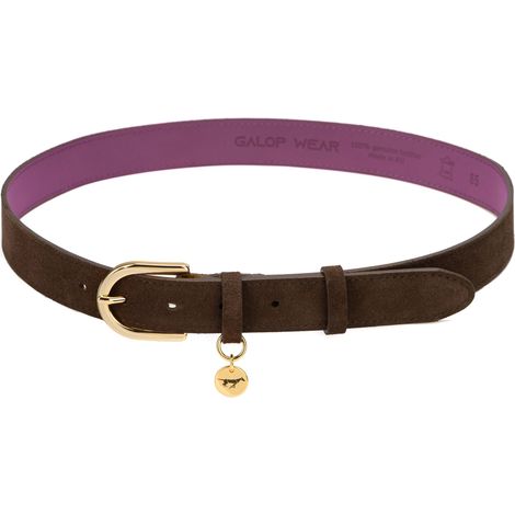 Ceinture d'équitation en daim de qualité supérieure, 65 cm, idéale pour le galop. (1/5)