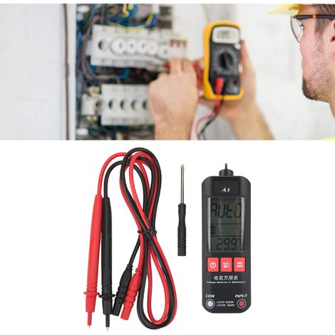 Multimètre A1, multimètre portatif intelligent à double mode et haute précision pour la détection de la tension électrique et de la continuité. (1/5)