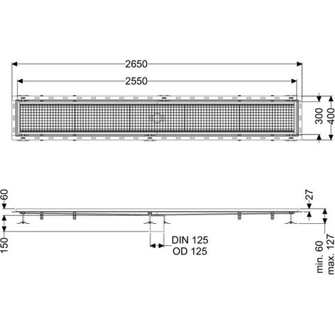 KESSEL 6330250 Gouttière à boîte Ferrofix