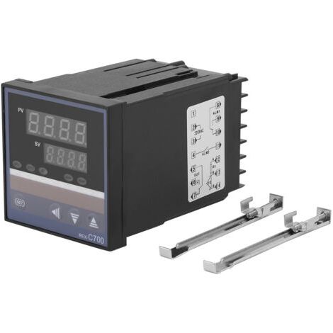 Régulateur de température numérique PID REX-C700 0-400 °C, entrée thermocouple, sortie relais 220 V