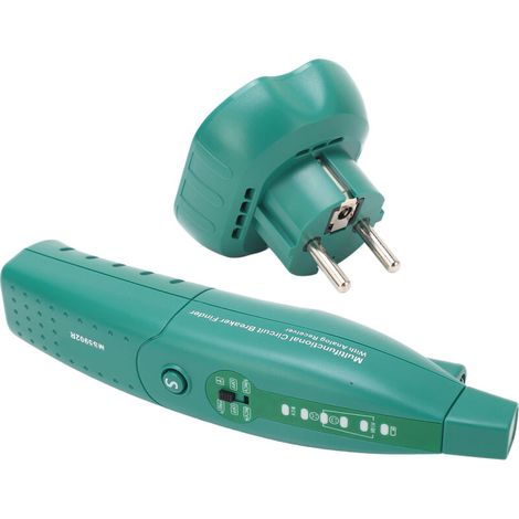 Jeffergarden – Détecteur de disjoncteur automatique – Testeur de prise 220V avec lampe de poche – Avertissement batterie faible – Pour bureaux et maisons - MS5902 (1/5)