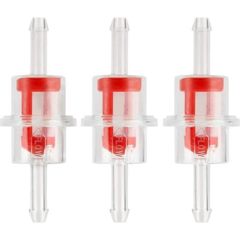 Transparenter Motorrad-Kraftstofffilter – 3 Platten, 3/16" (5 mm) Anschluss, kompatibel mit Arctic Cat – 1 Stück